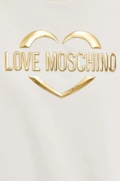Γυναικεία Χωρίς φερμουάρ Μπλούζα Love Moschino χρώμα: κρεμ -Love Moschino Κατάστημα unnamed file 3200