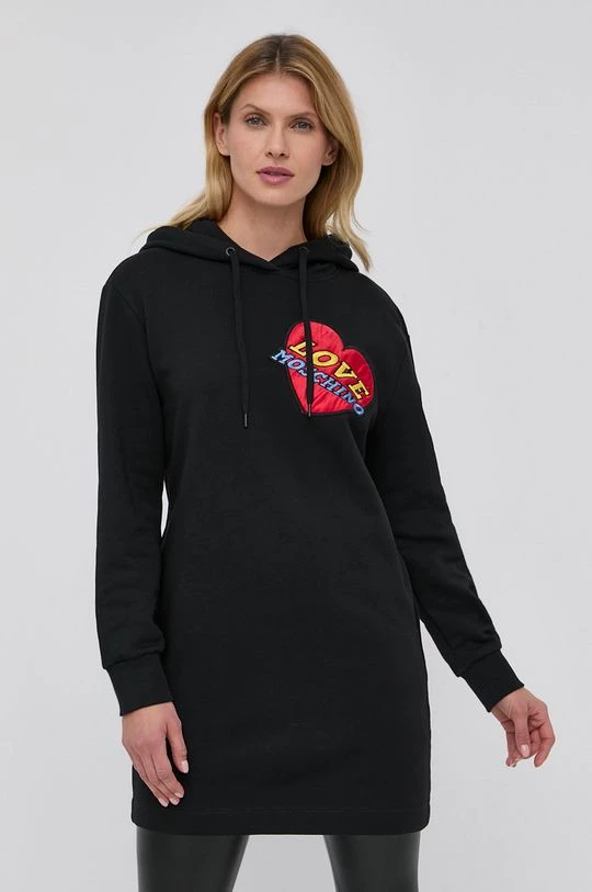 Γυναικεία Φορέματα Φόρεμα Love Moschino μαύρο 1 Γυναικεία Φορέματα Φόρεμα Love Moschino μαύρο