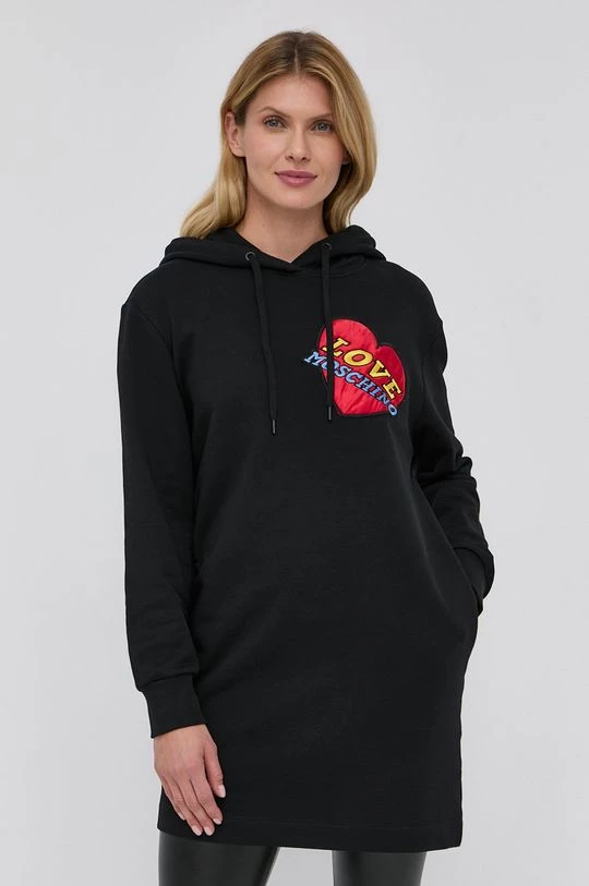 Γυναικεία Φορέματα Φόρεμα Love Moschino μαύρο 5 Γυναικεία Φορέματα Φόρεμα Love Moschino μαύρο - Image 5