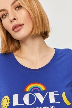 Γυναικεία Κοντομάνικο Love Moschino - Μπλουζάκι μπλε -Love Moschino Κατάστημα unnamed file 3292