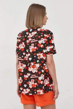 Γυναικεία Πουκάμισα Πουκάμισο Love Moschino μαύρο, -Love Moschino Κατάστημα unnamed file 3332