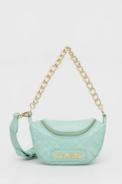 Γυναικεία Τσάντες χιαστί Τσάντα Love Moschino τιρκουάζ
