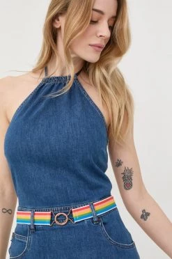 Γυναικεία Φορέματα Φόρεμα τζιν Love Moschino ναυτικό μπλε, -Love Moschino Κατάστημα unnamed file 3363