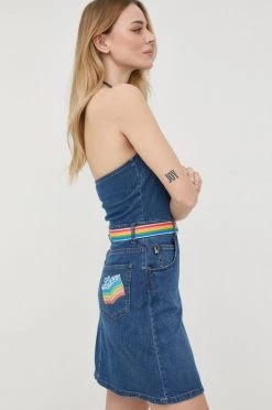 Γυναικεία Φορέματα Φόρεμα τζιν Love Moschino ναυτικό μπλε, -Love Moschino Κατάστημα unnamed file 3364