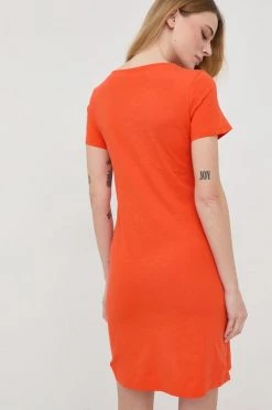 Γυναικεία Φορέματα Βαμβακερό φόρεμα Love Moschino πορτοκαλί, -Love Moschino Κατάστημα unnamed file 3368