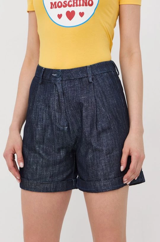 Γυναικεία Σορτς Love Moschino ναυτικό μπλε, 1 Γυναικεία Σορτς Love Moschino ναυτικό μπλε,