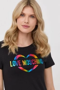 Γυναικεία Φορέματα Βαμβακερό φόρεμα Love Moschino μαύρο, -Love Moschino Κατάστημα unnamed file 3386