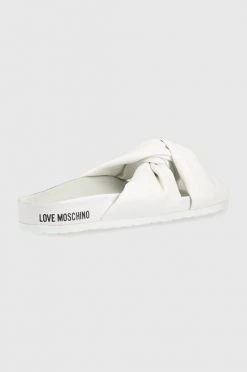 Γυναικεία Σαγιονάρες Παντόφλες Love Moschino χρώμα: άσπρο -Love Moschino Κατάστημα unnamed file 3428
