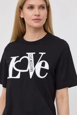 Γυναικεία Φορέματα Βαμβακερό φόρεμα Love Moschino μαύρο, -Love Moschino Κατάστημα unnamed file 3459