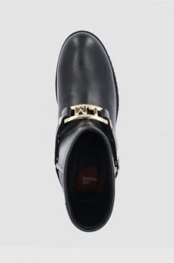 Γυναικεία Μποτάκια Δερμάτινες μπότες Love Moschino χρώμα: μαύρο -Love Moschino Κατάστημα unnamed file 346