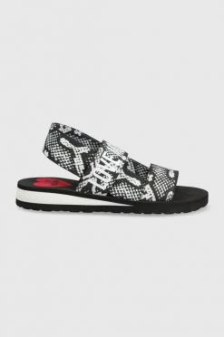 Γυναικεία Σανδάλια Love Moschino χρώμα: μαύρο