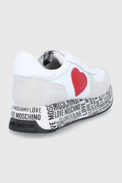 Γυναικεία Sneakers Love Moschino - Δερμάτινα παπούτσια Love Moschino - Δερμάτινα παπούτσια λευκό -Love Moschino Κατάστημα unnamed file 3495