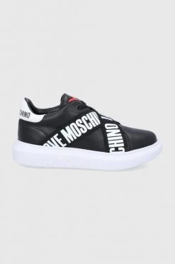 Γυναικεία Sneakers Δερμάτινα παπούτσια Love Moschino μαύρο