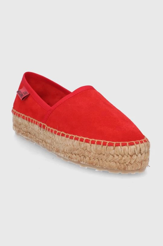 Γυναικεία Εσπαντρίγιες σουέτ Love Moschino κόκκινο 2 Γυναικεία Εσπαντρίγιες σουέτ Love Moschino κόκκινο - Image 2