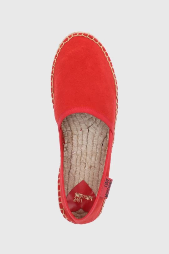 Γυναικεία Εσπαντρίγιες σουέτ Love Moschino κόκκινο 4 Γυναικεία Εσπαντρίγιες σουέτ Love Moschino κόκκινο - Image 4