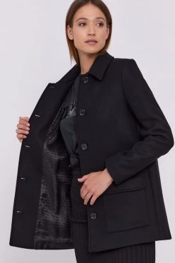 Γυναικεία Παλτά Παλτό Love Moschino χρώμα: μαύρο -Love Moschino Κατάστημα unnamed file 3548