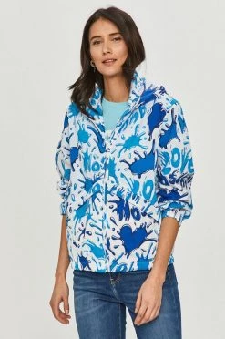 Γυναικεία Κοντά μπουφάν Μπουφάν Love Moschino μπλε