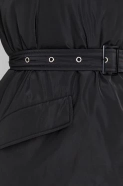 Γυναικεία Μακριά μπουφάν Μπουφάν Love Moschino χρώμα: μαύρο -Love Moschino Κατάστημα unnamed file 361