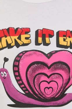 Γυναικεία Κοντομάνικο Βαμβακερό μπλουζάκι Love Moschino άσπρο -Love Moschino Κατάστημα unnamed file 3627