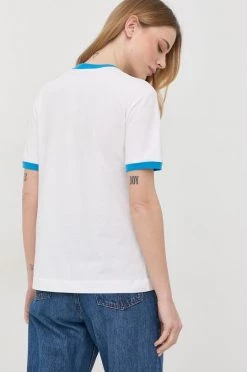 Γυναικεία Κοντομάνικο Βαμβακερό μπλουζάκι Love Moschino άσπρο -Love Moschino Κατάστημα unnamed file 3630