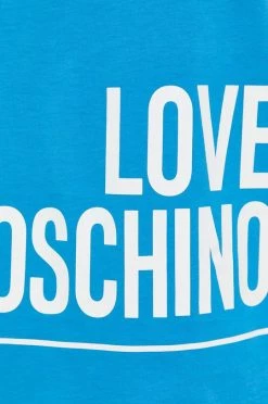 Γυναικεία Κοντομάνικο Βαμβακερό μπλουζάκι Love Moschino λευκό -Love Moschino Κατάστημα unnamed file 3637