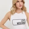 Γυναικεία Αμάνικος Top Love Moschino άσπρο
