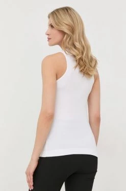 Γυναικεία Αμάνικος Top Love Moschino άσπρο -Love Moschino Κατάστημα unnamed file 3640