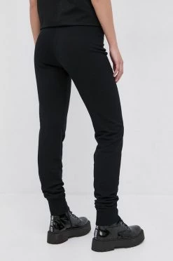 Γυναικεία Παντελόνια φόρμας Βαμβακερό παντελόνι Love Moschino χρώμα: μαύρο -Love Moschino Κατάστημα unnamed file 3674