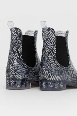 Γυναικεία Γαλότσες Ουέλλινγκτον Love Moschino χρώμα: γκρι -Love Moschino Κατάστημα unnamed file 370