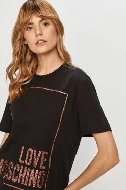Γυναικεία Κοντομάνικο Love Moschino - Μπλουζάκι μαύρο -Love Moschino Κατάστημα unnamed file 3719