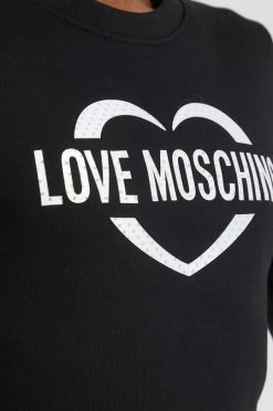Γυναικεία Φορέματα Βαμβακερό φόρεμα Love Moschino μαύρο, -Love Moschino Κατάστημα unnamed file 405