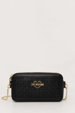 Γυναικεία Τσάντες χειρός Τσάντα συμπλέκτη Love Moschino μαύρο
