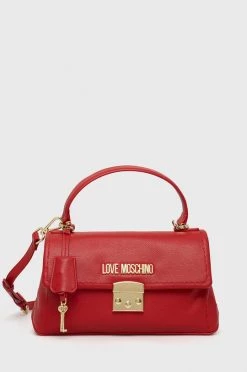 Γυναικεία Τσάντες χιαστί Τσάντα Love Moschino κόκκινο