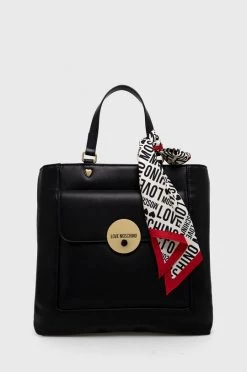 Γυναικεία Τσάντες Shopper και Tote Τσάντα Love Moschino μαύρο