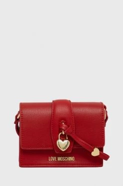 Γυναικεία Τσάντες χιαστί Τσάντα Love Moschino κόκκινο