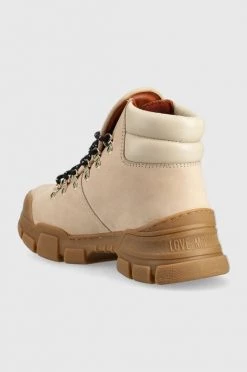 Γυναικεία Μποτάκια Workers σουέτ Love Moschino μπεζ, -Love Moschino Κατάστημα unnamed file 56