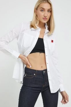 Γυναικεία Πουκάμισα Πουκάμισο Love Moschino άσπρο, -Love Moschino Κατάστημα unnamed file 664