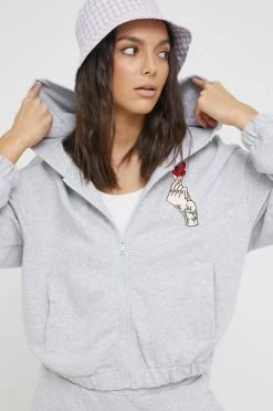 Γυναικεία φόρμες Βαμβακερή φόρμα Love Moschino γκρι -Love Moschino Κατάστημα unnamed file 668