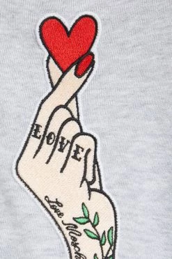 Γυναικεία φόρμες Βαμβακερή φόρμα Love Moschino γκρι -Love Moschino Κατάστημα unnamed file 671