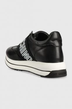 Γυναικεία Sneakers Δερμάτινα αθλητικά παπούτσια Love Moschino μαύρο -Love Moschino Κατάστημα unnamed file 679