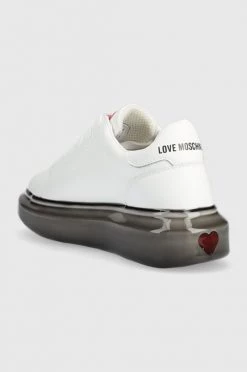 Γυναικεία Sneakers Δερμάτινα αθλητικά παπούτσια Love Moschino άσπρο -Love Moschino Κατάστημα unnamed file 71