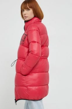 Γυναικεία Μακριά μπουφάν Μπουφάν Love Moschino κόκκινο, -Love Moschino Κατάστημα unnamed file 726