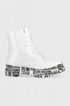 Γυναικεία Μποτάκια εργασίας Love Moschino άσπρο