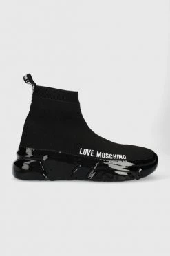 Γυναικεία Sneakers Αθλητικά Love Moschino μαύρο