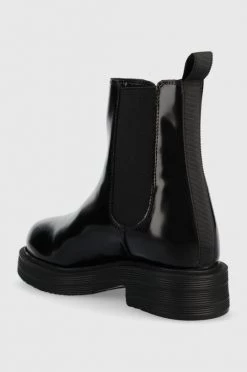 Γυναικεία Μποτάκια Δερμάτινες μπότες τσέλσι Love Moschino χρώμα: μαύρο, -Love Moschino Κατάστημα unnamed file 783