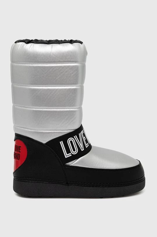 Γυναικεία Μπότες χιονιού Love Moschino ασημί 1 Γυναικεία Μπότες χιονιού Love Moschino ασημί