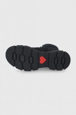 Γυναικεία Μποτάκια Workers σουέτ Love Moschino χρώμα: μαύρο -Love Moschino Κατάστημα unnamed file 925