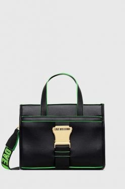 Γυναικεία Τσάντες χιαστί Τσάντα Love Moschino μαύρο