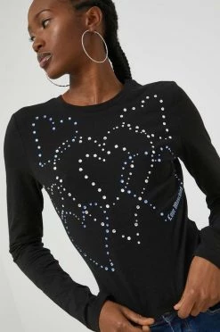 Γυναικεία Μακρυμάνικο Longsleeve Love Moschino μαύρο -Love Moschino Κατάστημα unnamed file 983